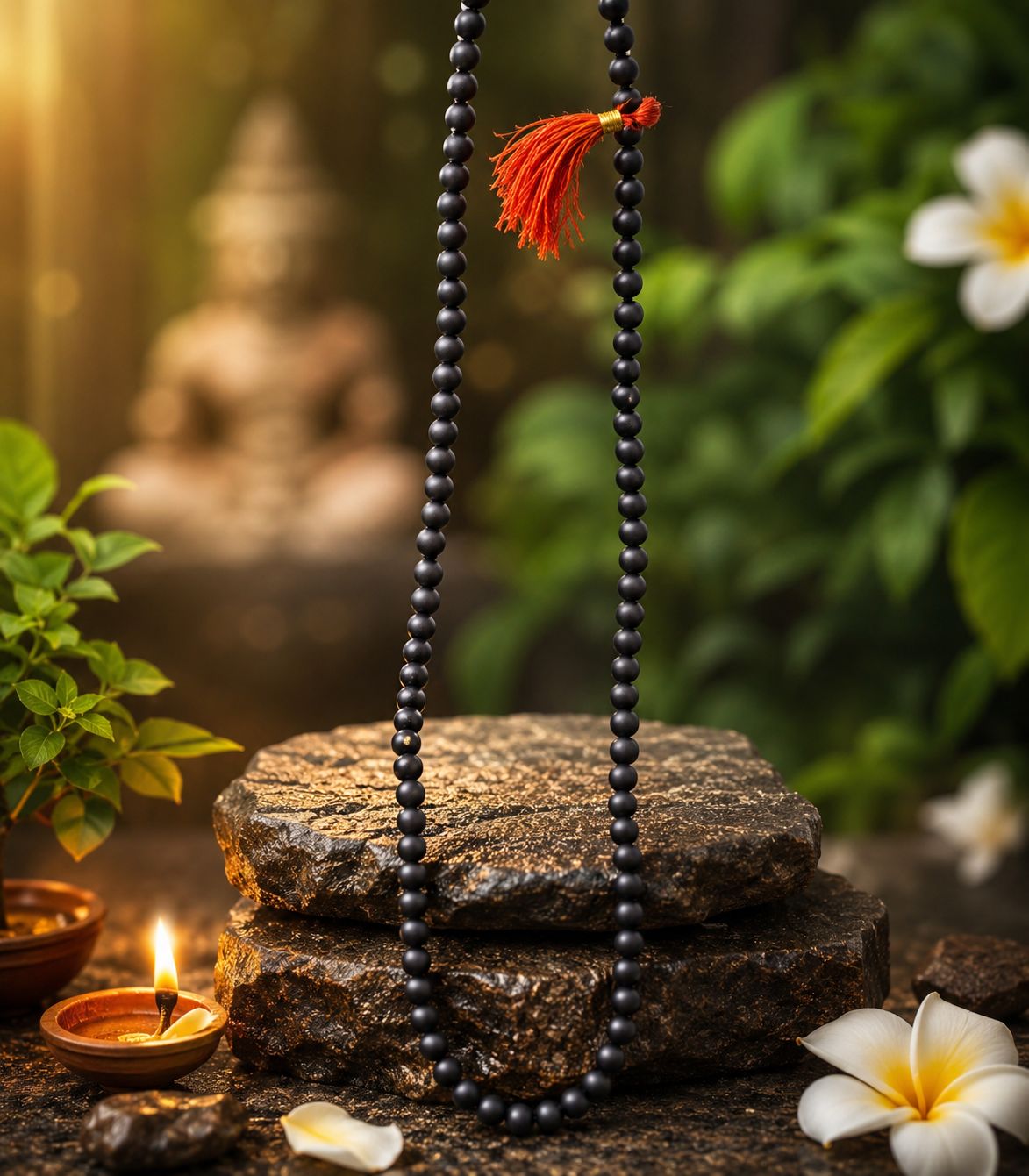 Karungali Mala 108 beads - Lab Certified