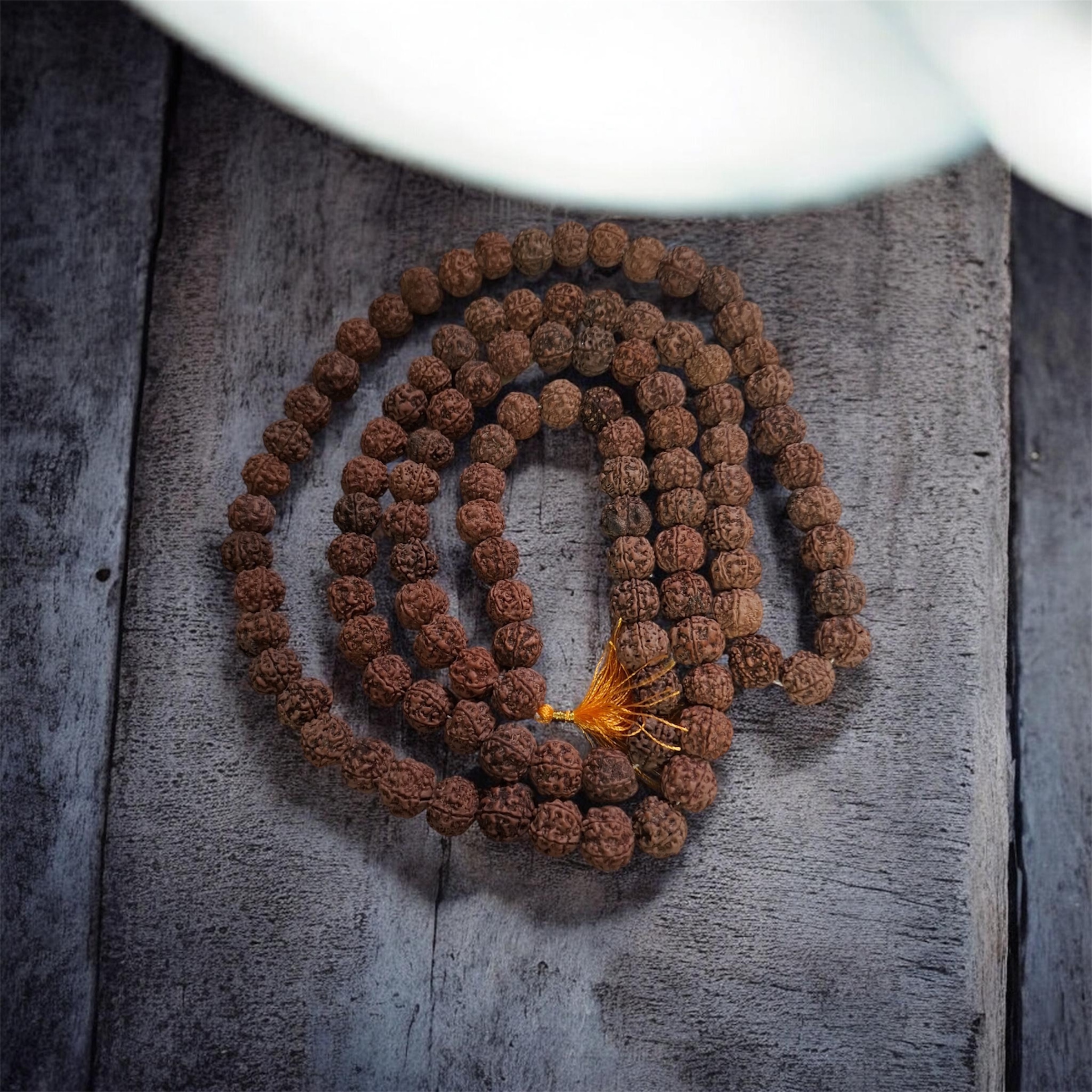 Rudraksha Mala 5 mukhi 108 jap mala - Image 3