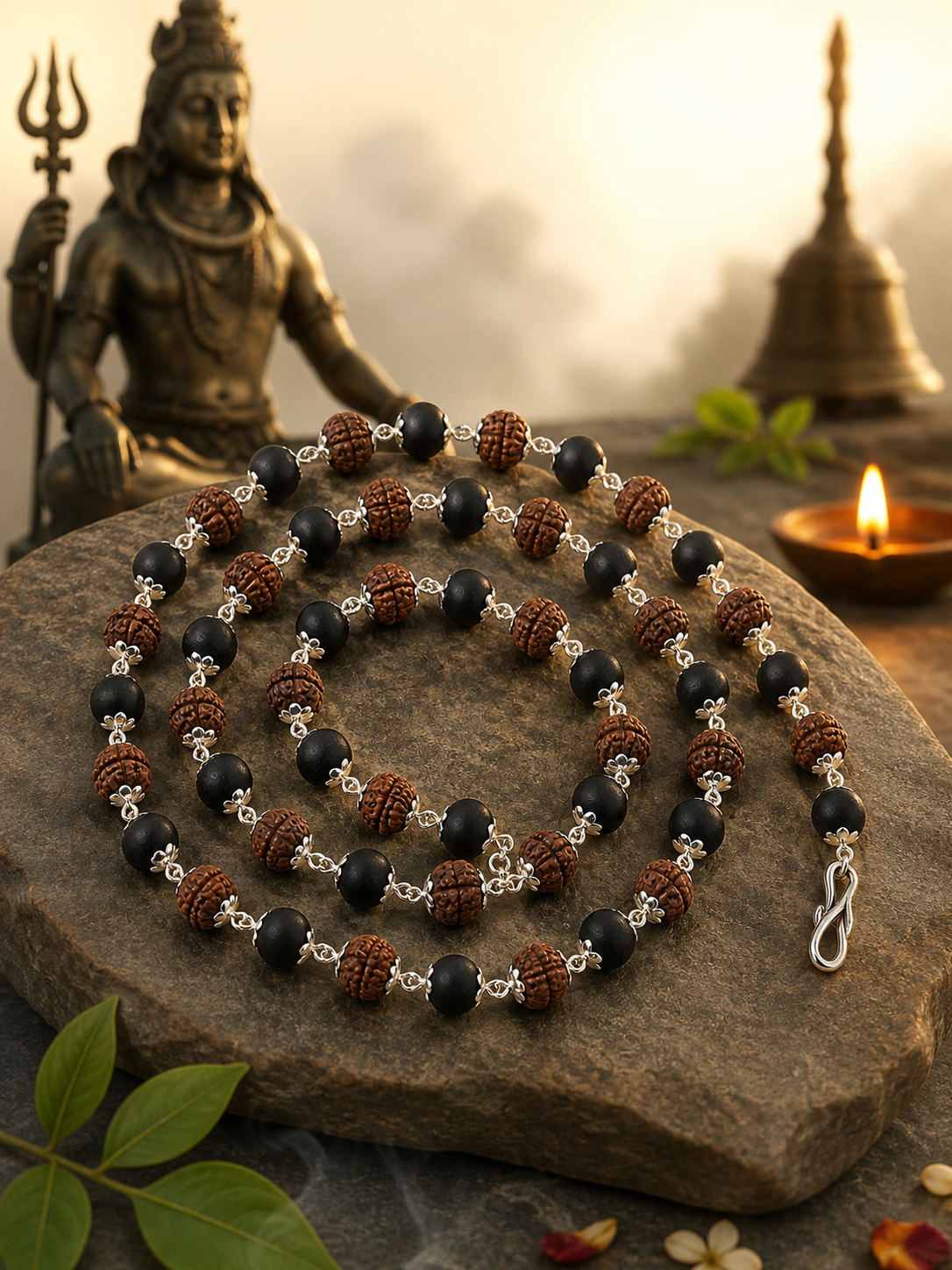 Karungali Rudraksha Mala 54 beads - Image 4