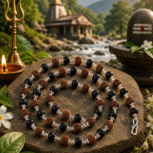 Karungali Rudraksha Mala 54 beads